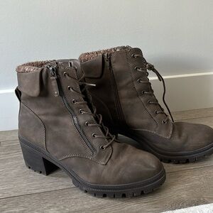 Brown Combat Boots size 11